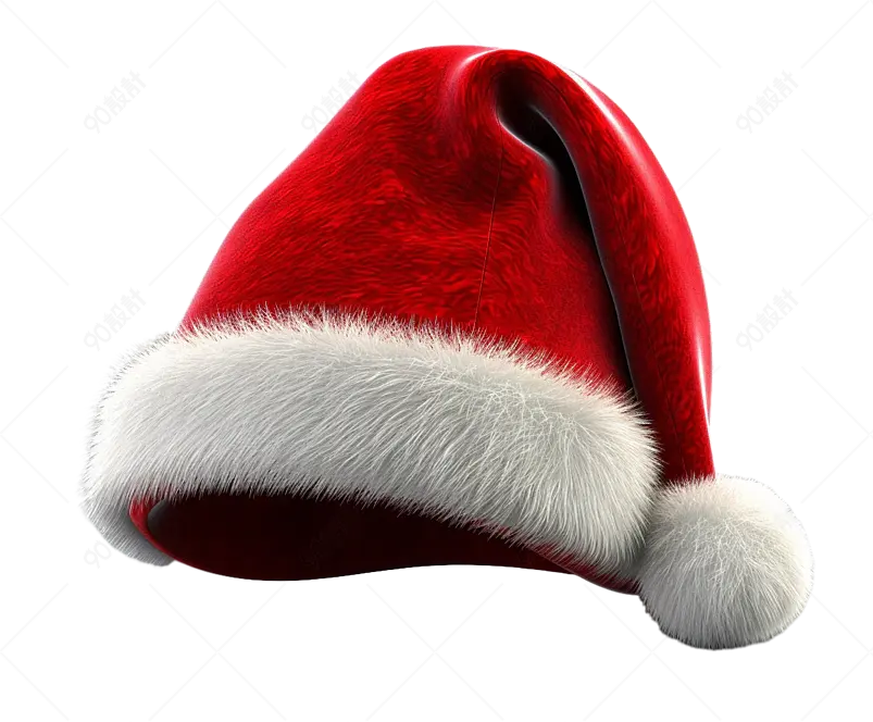 红色圣诞帽圣诞节装饰元素