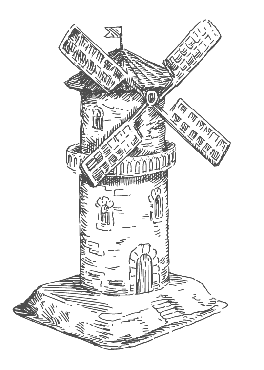 线描黑白玩具装饰素材