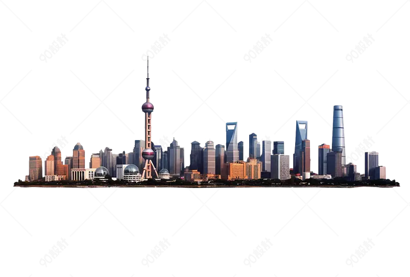 上海东方明珠城市建筑高楼大厦