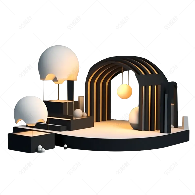 3D场景产品展示台高端产品