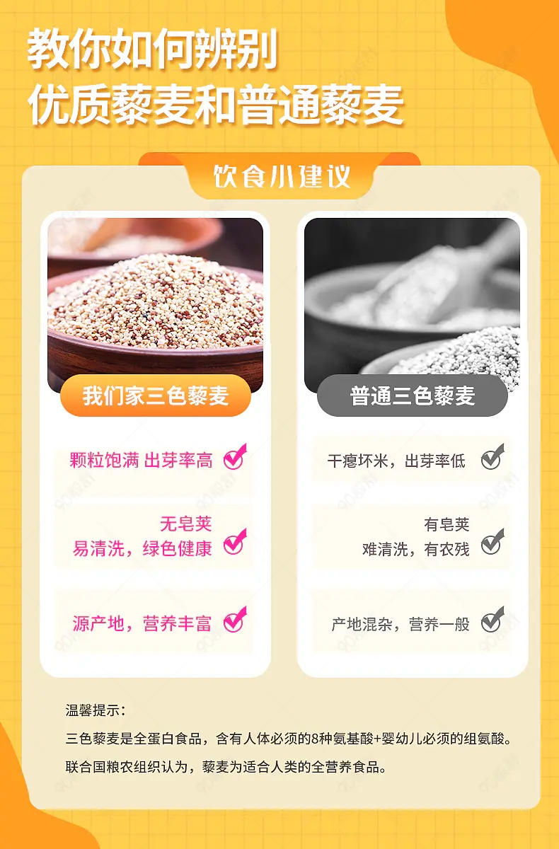 养生食品保健详情页产品关联产品对比