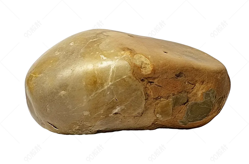 棕黄色光滑造景橄榄石天然原石 
