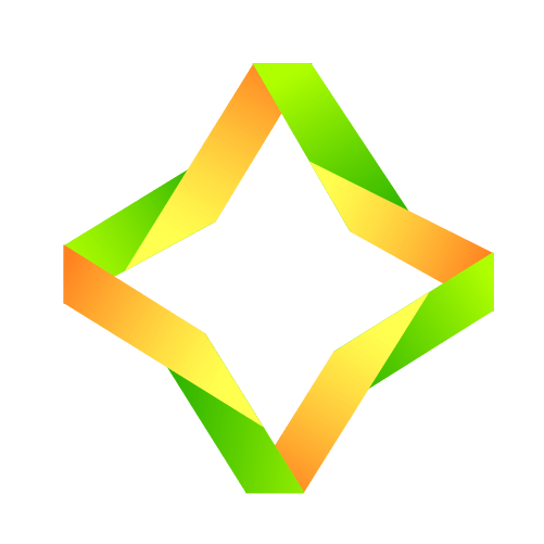 多彩几何logo图标