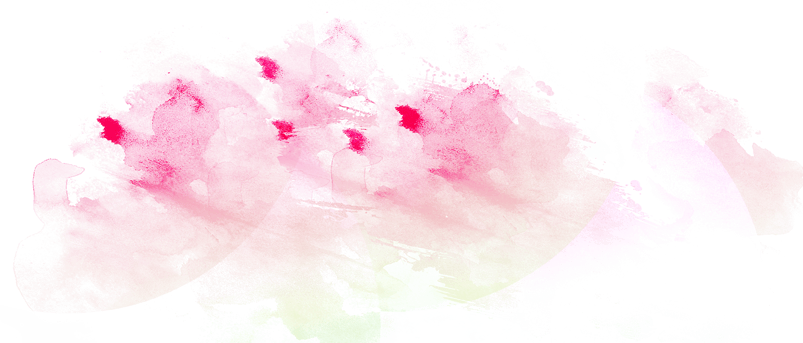 粉色渐变水彩
