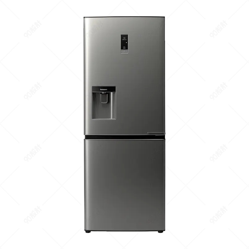 现代不锈钢冰箱冰家用科技和电器