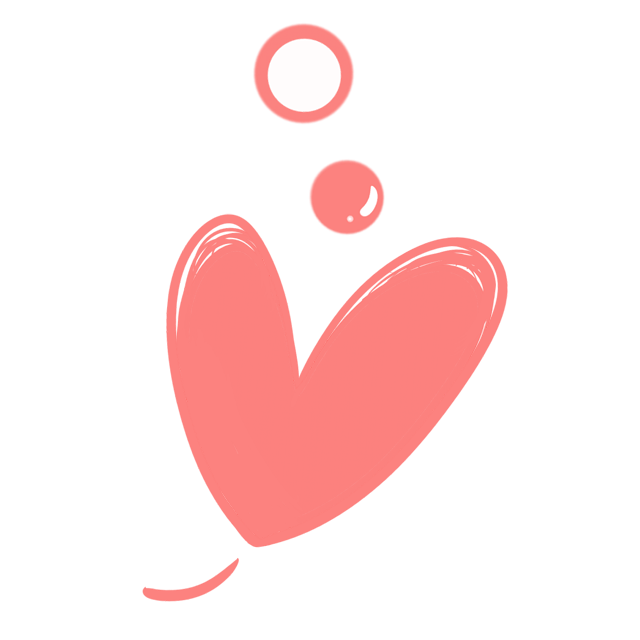 爱心 可爱卡通图案 萌 Q版风格