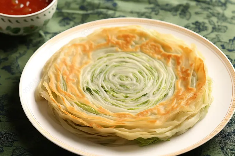 中餐手抓饼葱油饼美味小吃