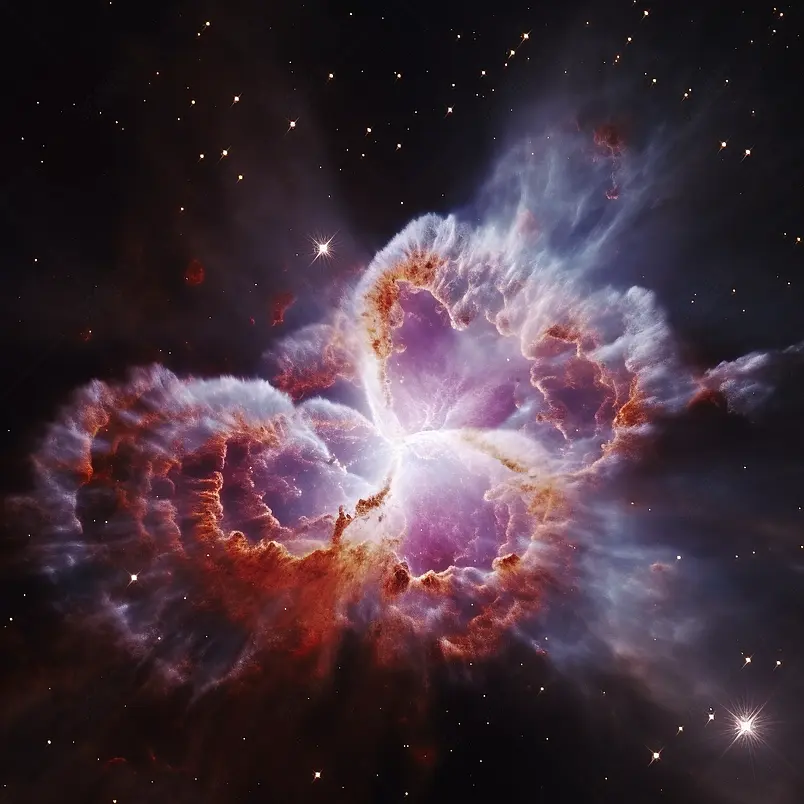 海底座二星系，哈勃图像