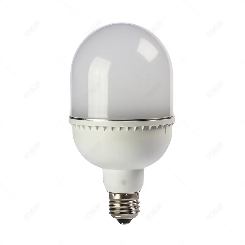 LED灯隔离在白色背景上