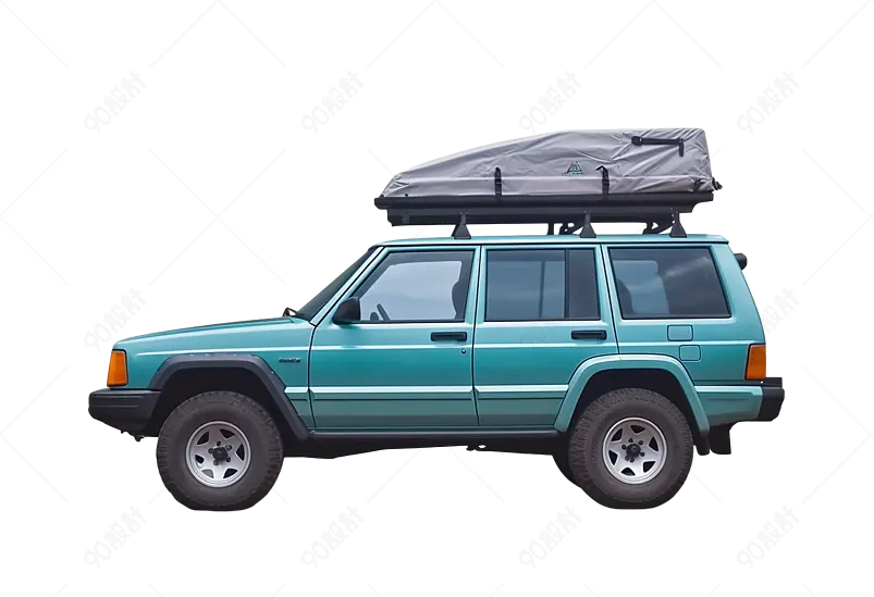蓝色的运动型多功能车