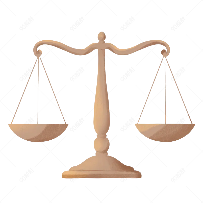 315打假小清新欧美风天枰插画元素