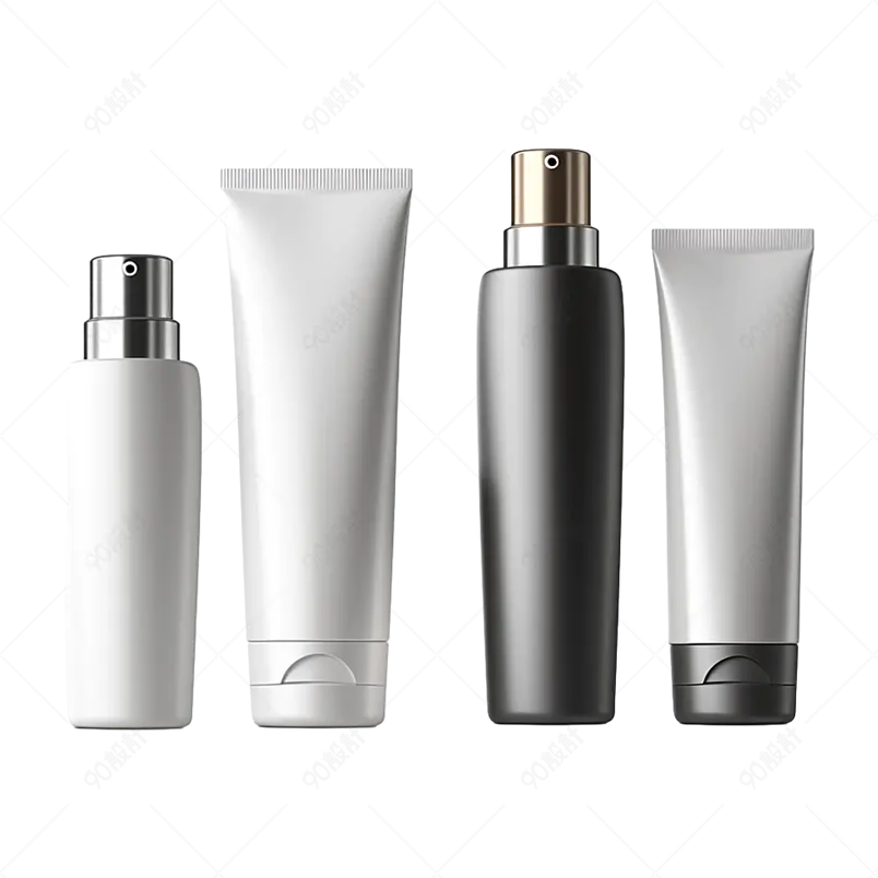 白色化妆品容器