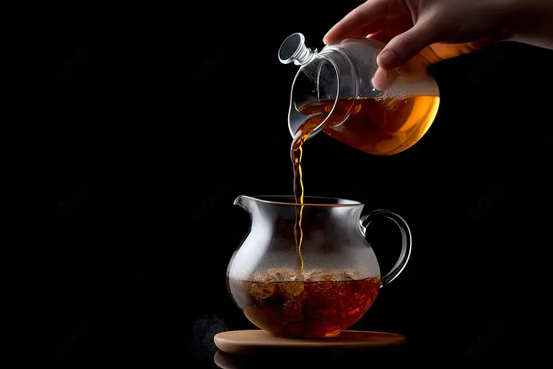 红茶茶具玻璃杯喝茶创意