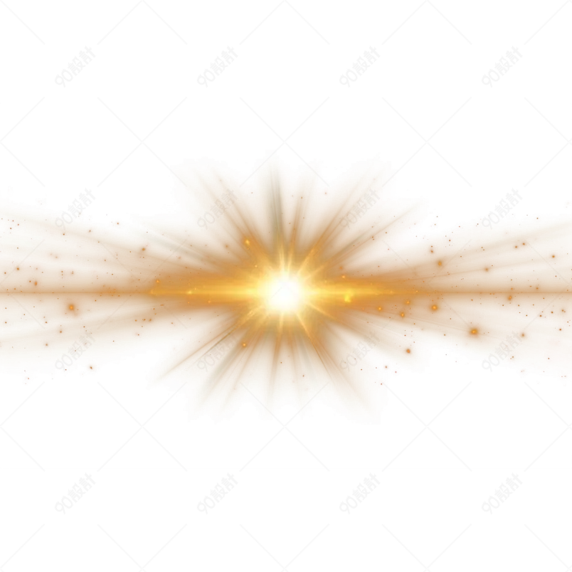 光闪爆炸的光光线太阳闪光