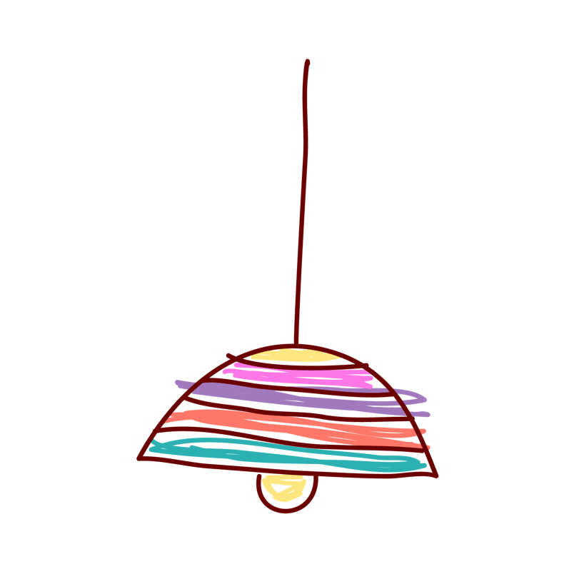 涂鸦吊灯