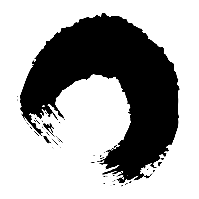 手绘黑色墨迹墨点笔刷