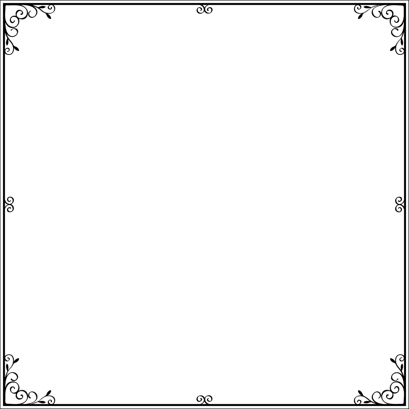 黑边边框
