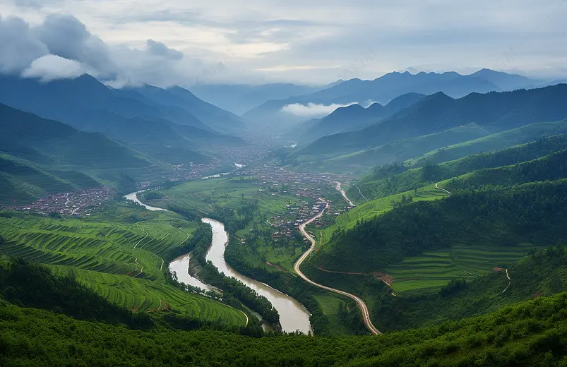 云龙太极八卦村