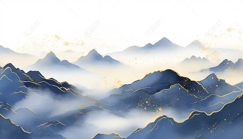 鎏金山水