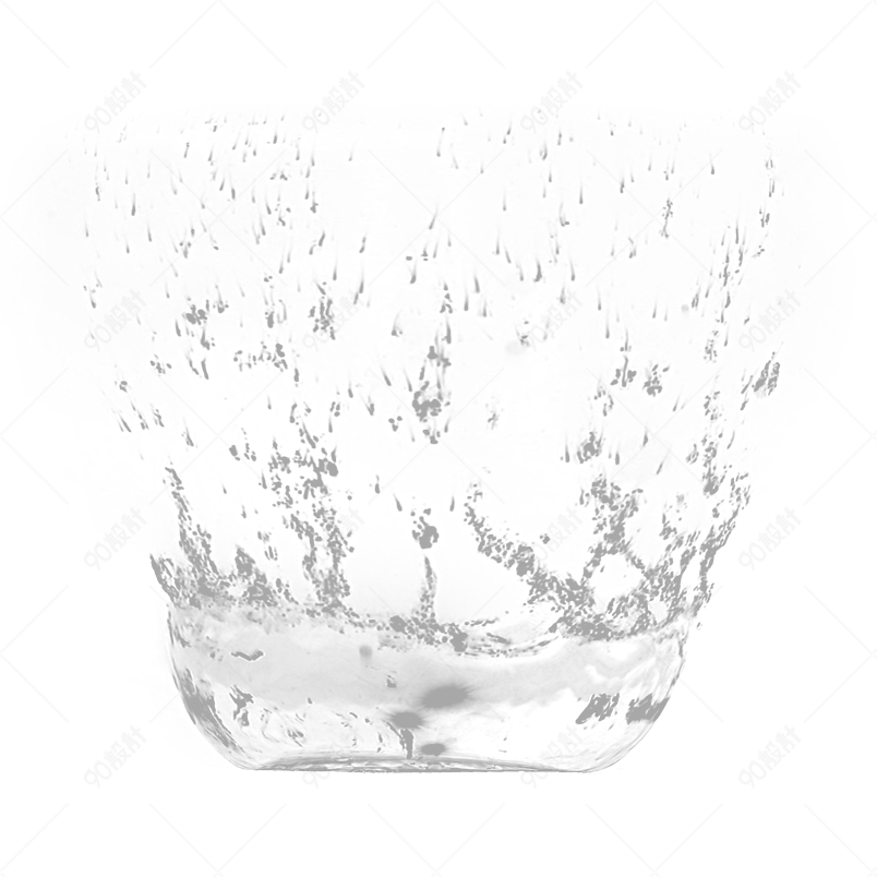 水花泼溅效果水滴水纹素材高清免扣