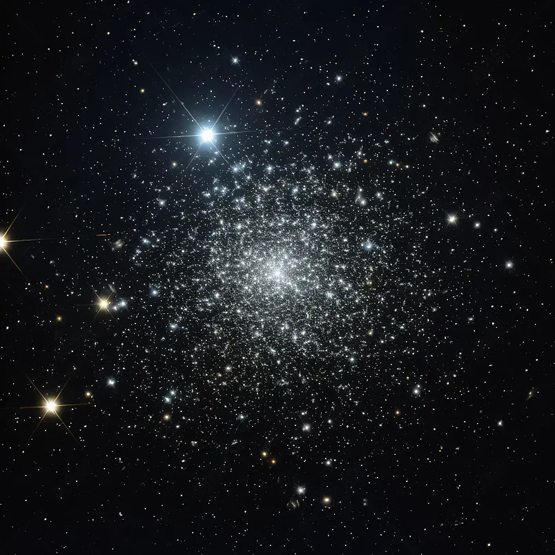 梅西耶72球状星团，哈勃图像