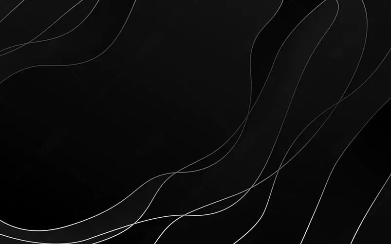黑色唯美抽象曲线感银线底纹背景