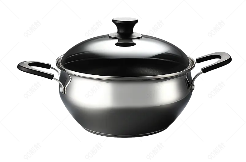 燃气灶专用烹饪铁锅蒸锅