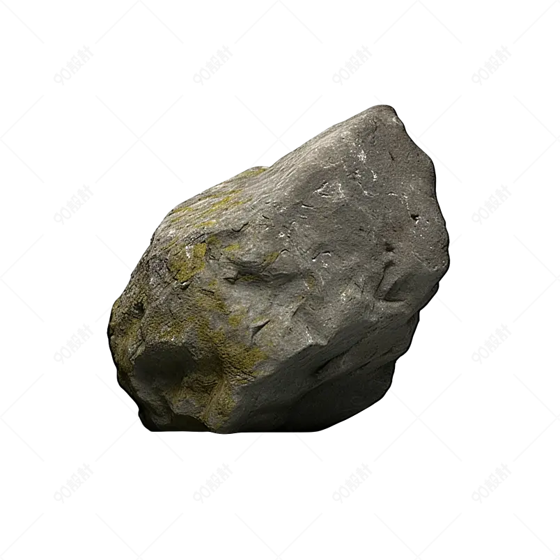 黑色粗糙矿石原料石头石块地质样本