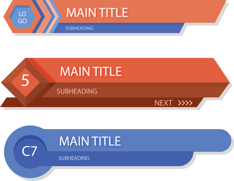 几何新闻标题框