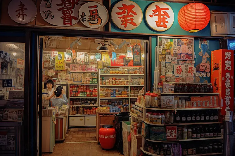 台北怀旧柑仔店