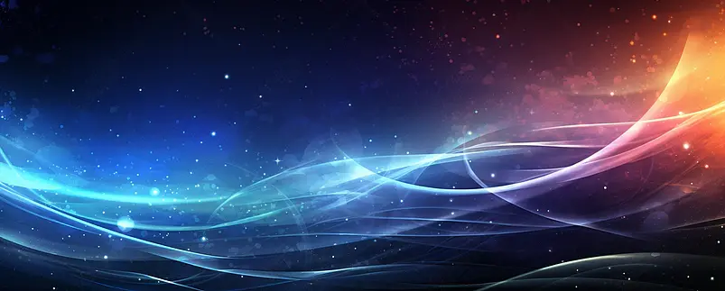 科技线条科幻炫酷星空蓝色背景