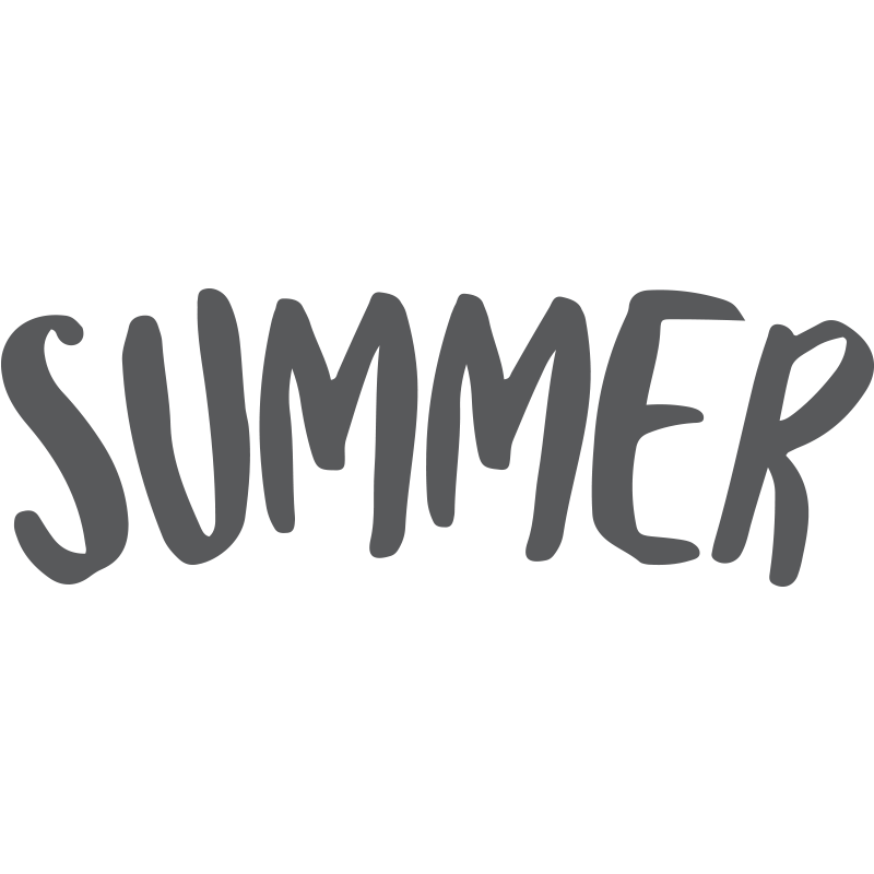 summer艺术字
