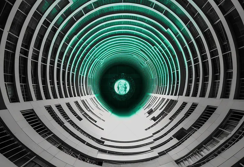 创意建筑线条商业写字楼
