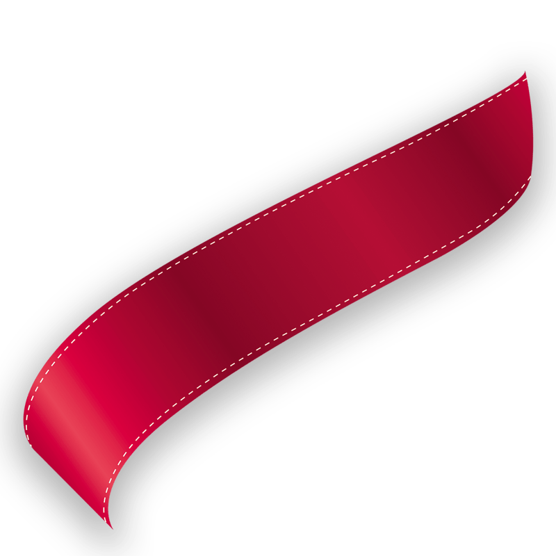 红色丝绸丝带素材