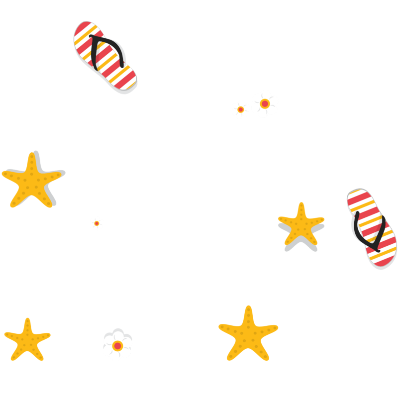 沙滩鞋海星