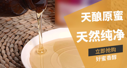 高端蜂蜜促销钻展图