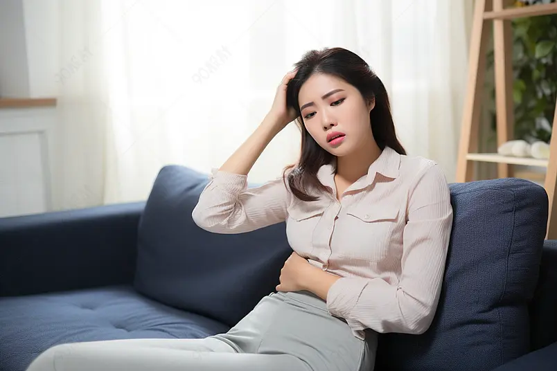女性居家身体不舒服
