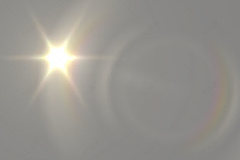光晕太阳光渐变光效光影免扣效果元素