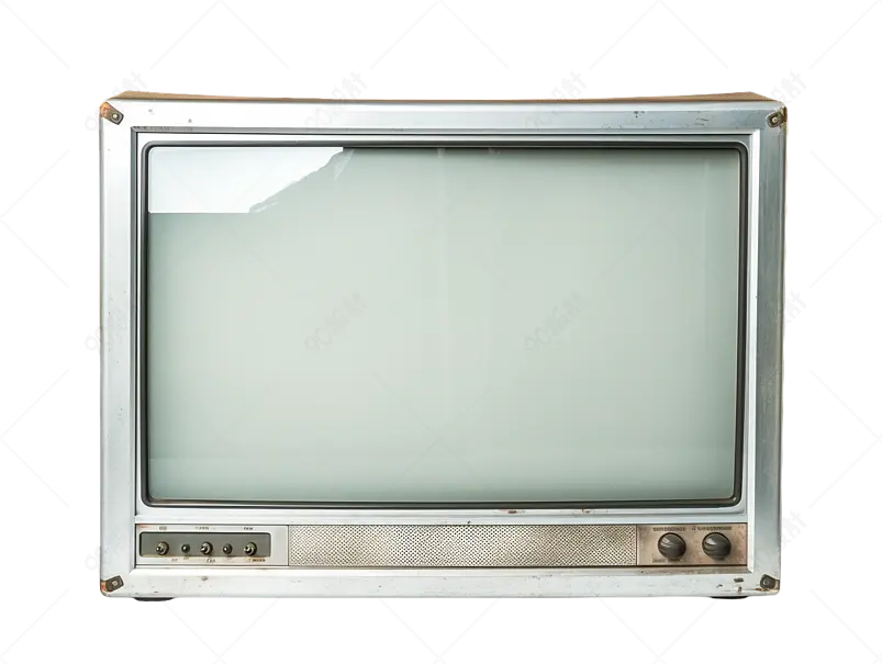 90年代复古彩色老电视怀旧古典