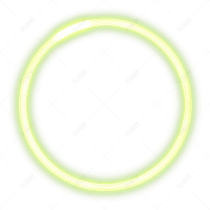 科技感光影光圈光晕光线免扣元素素材