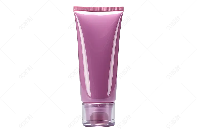 紫色女式化妆管透明帽洁肤养颜
