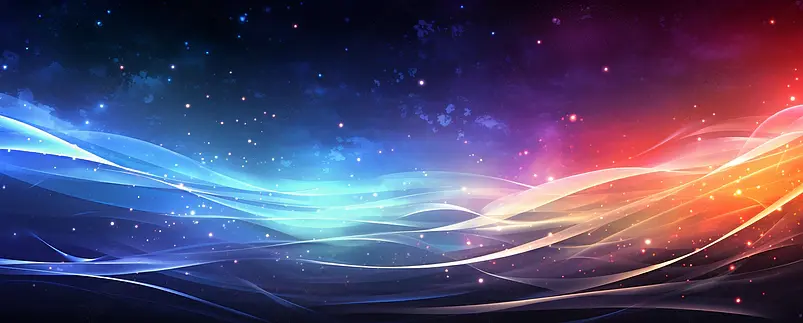 科技线条炫-酷星空蓝色背景