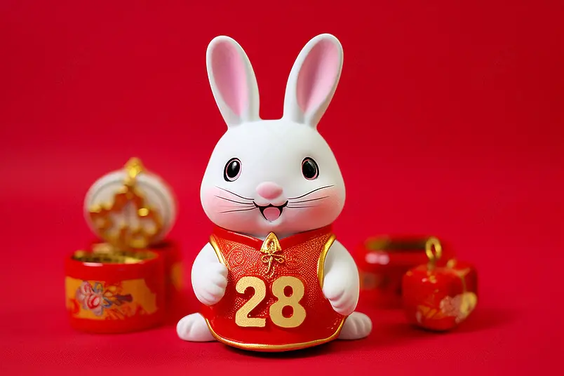 新年2023年兔年图片