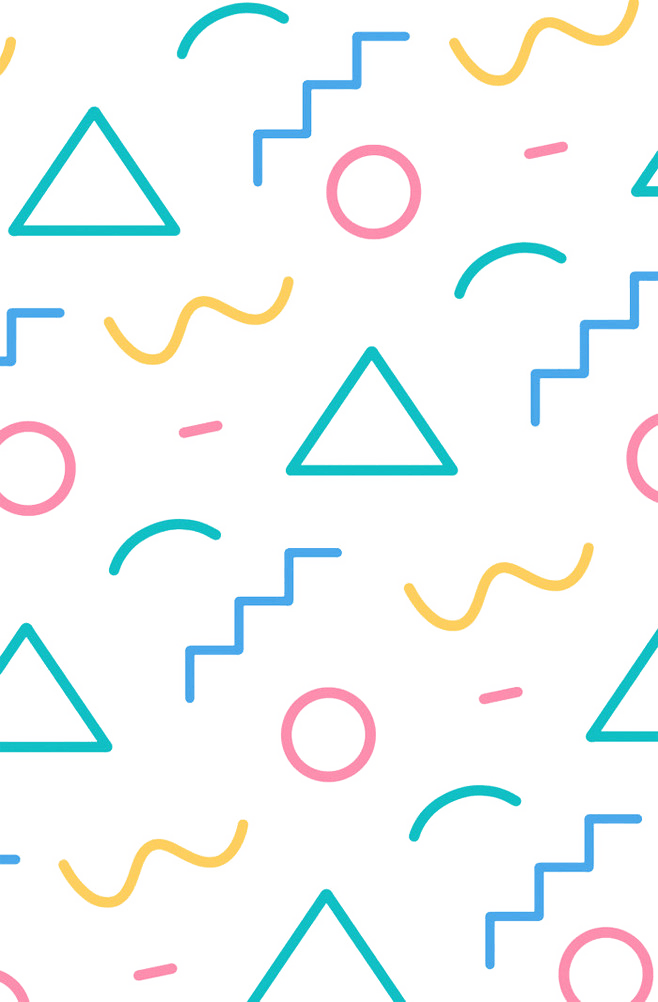  几何背景手机壁纸..