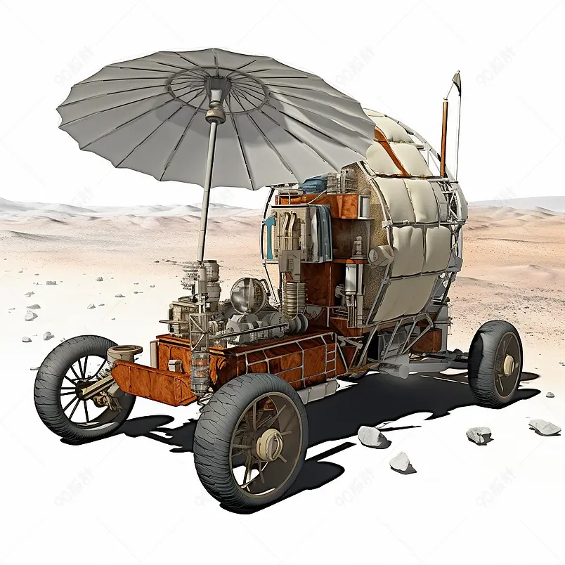 月球漫游车，插图