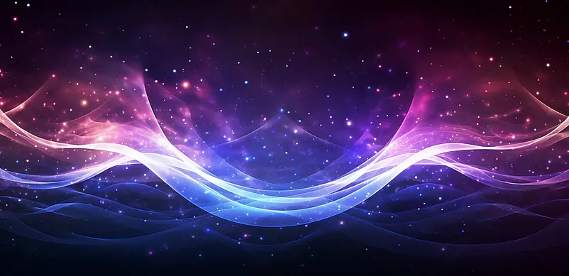 科技线条炫酷星空蓝色背景