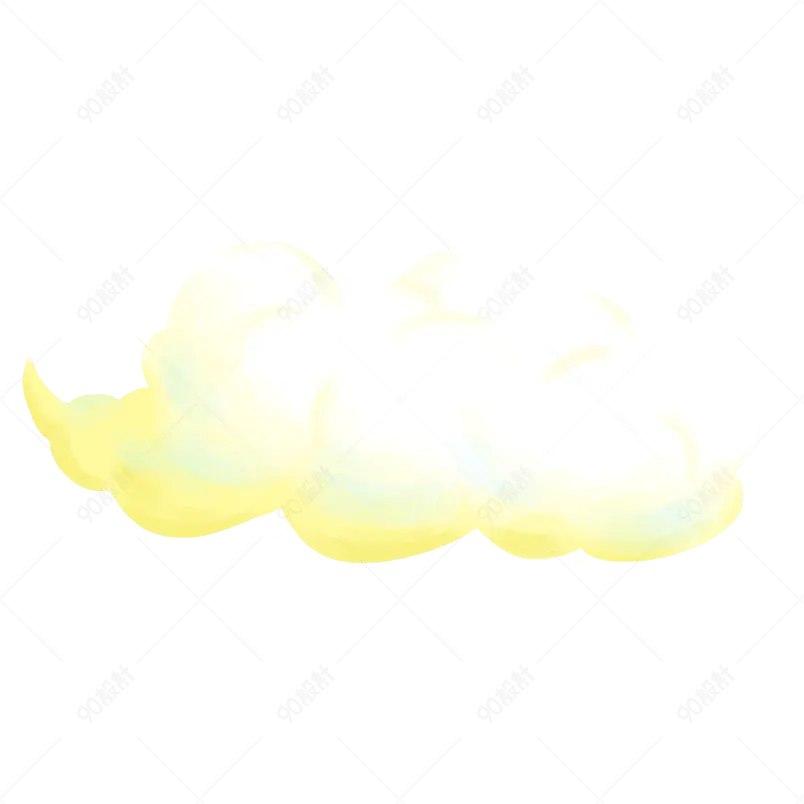 云朵单朵云云彩背景元素免抠一朵云