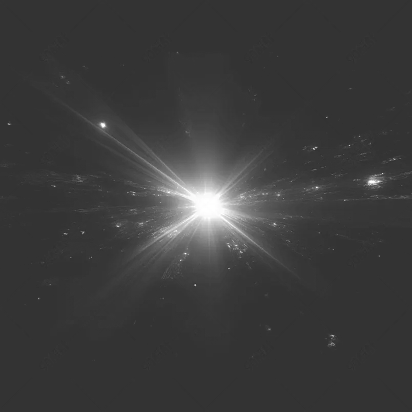 窗口光白色光束星光特效灯光特效png