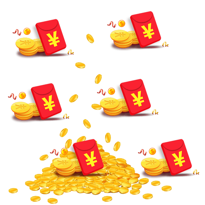金币红包素材
