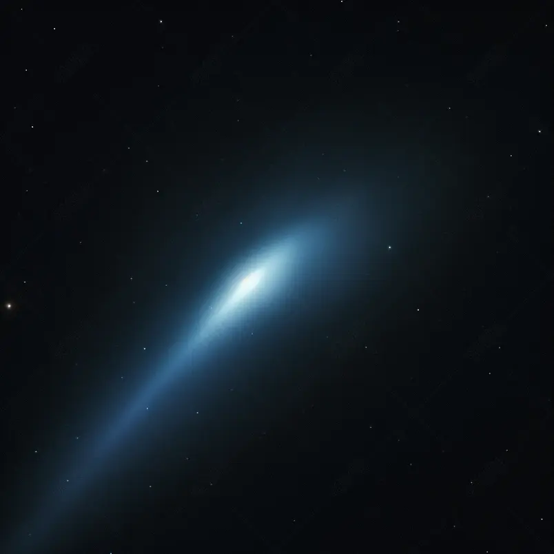 星际彗星，哈勃太空望远镜图像